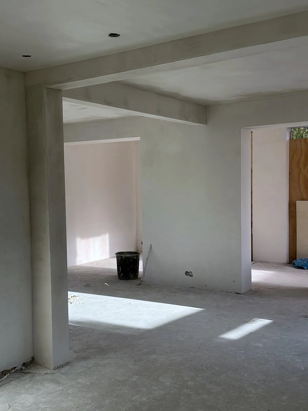 Nieuwbouw: ruimte klaar voor afwerking